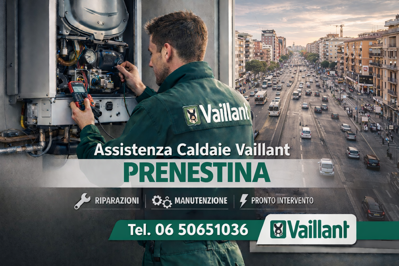 assistenza caldaie vaillant prenestina