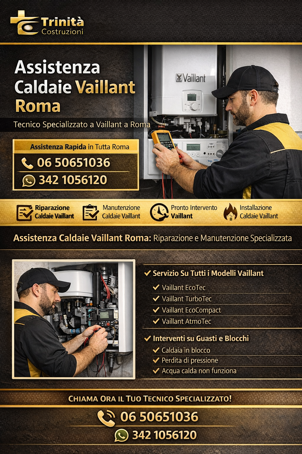 assistenza caldaie vaillant roma