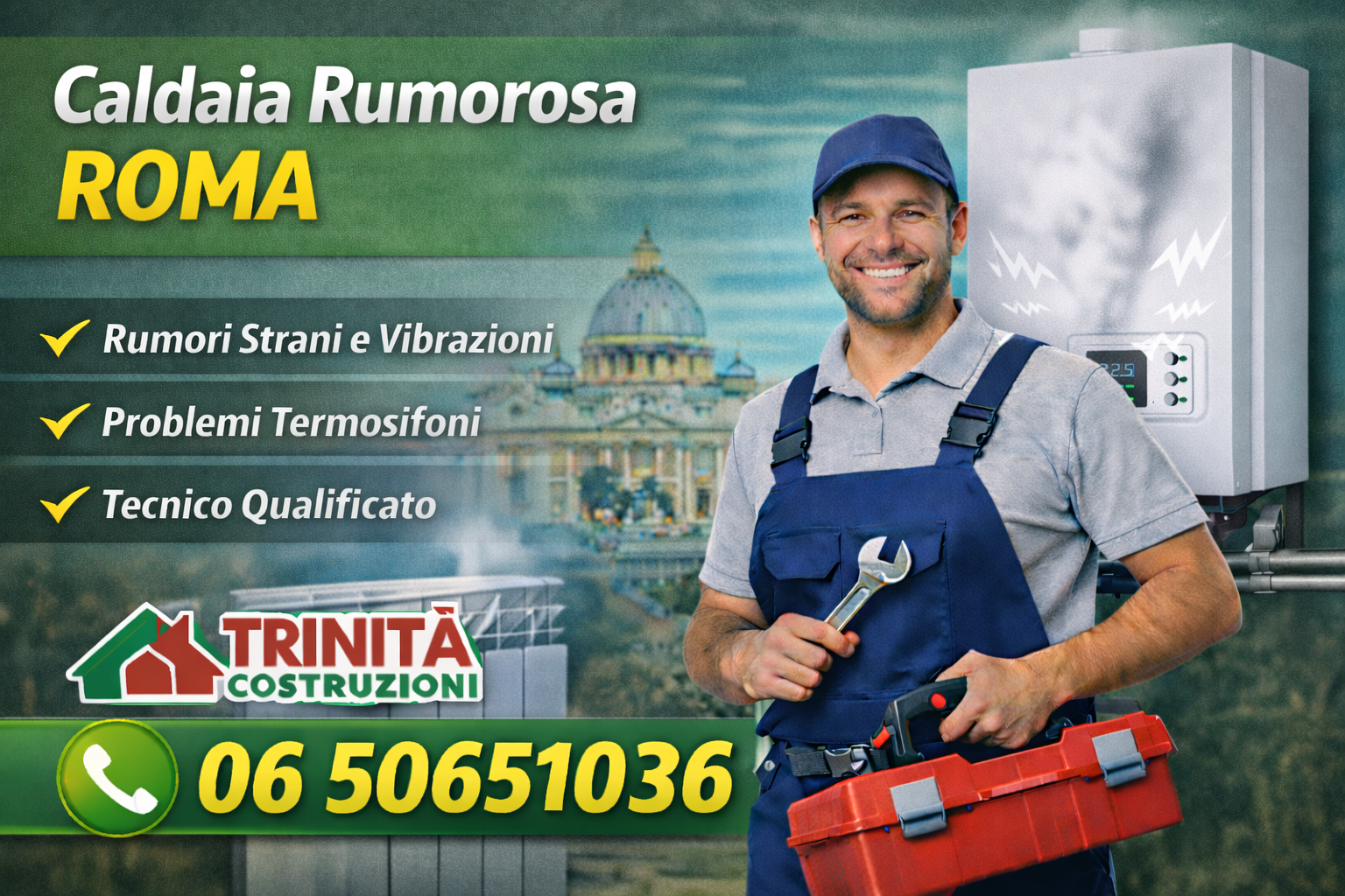 caldaia rumorosa roma