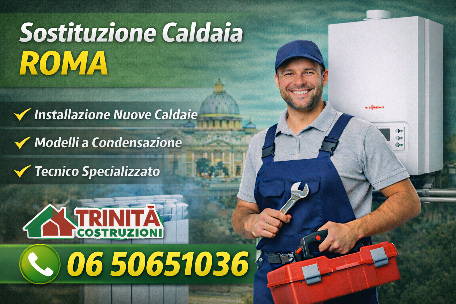 sostituzione caldaie roma