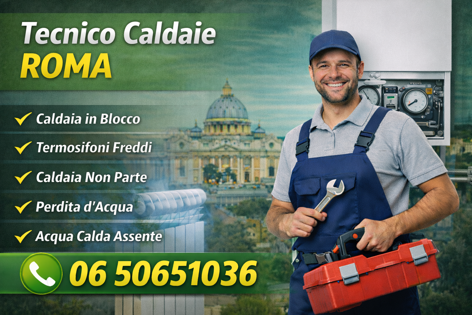 tecnico caldaie roma