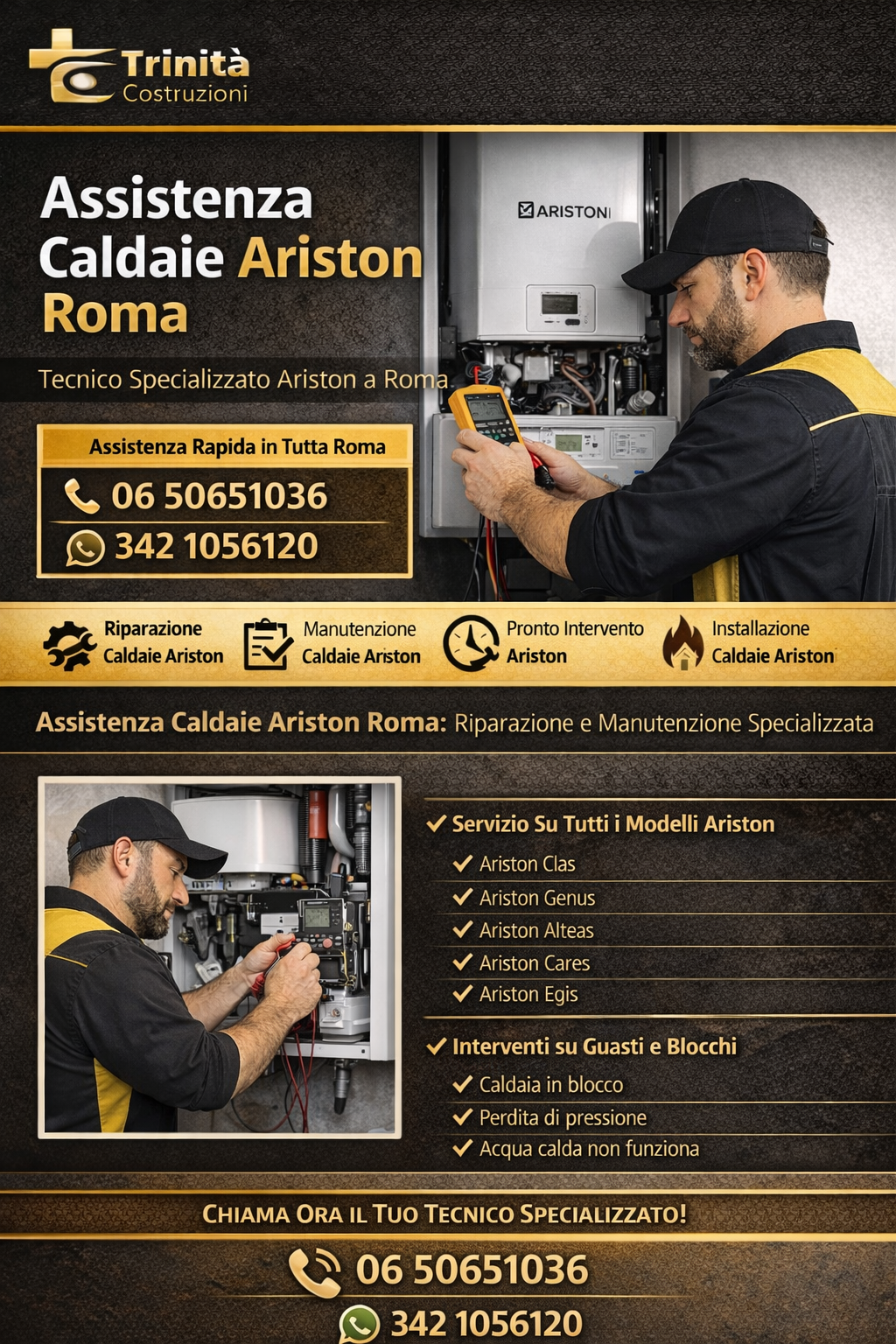 assistenza caldaie ariston roma