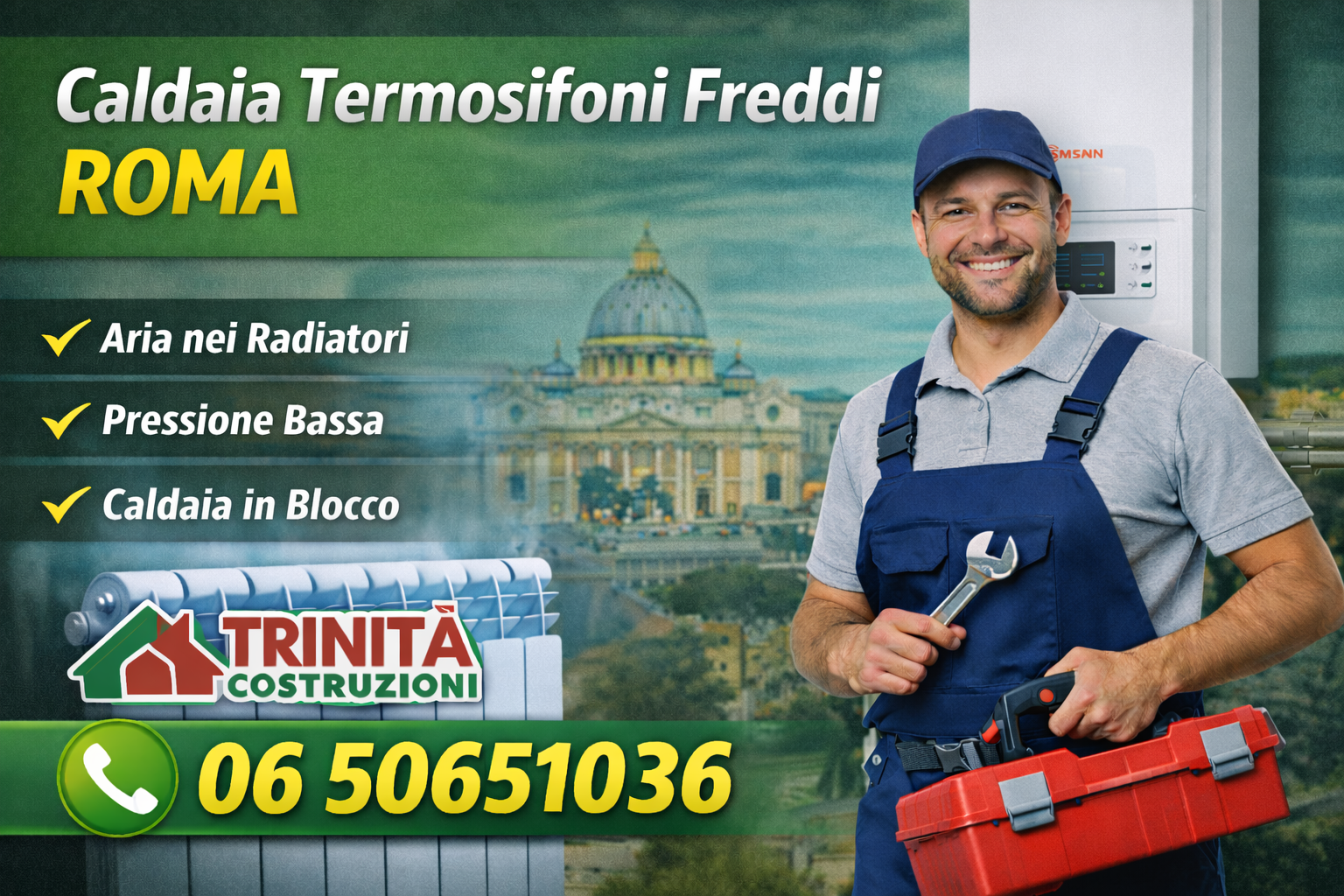 caldaia termosifoni freddi